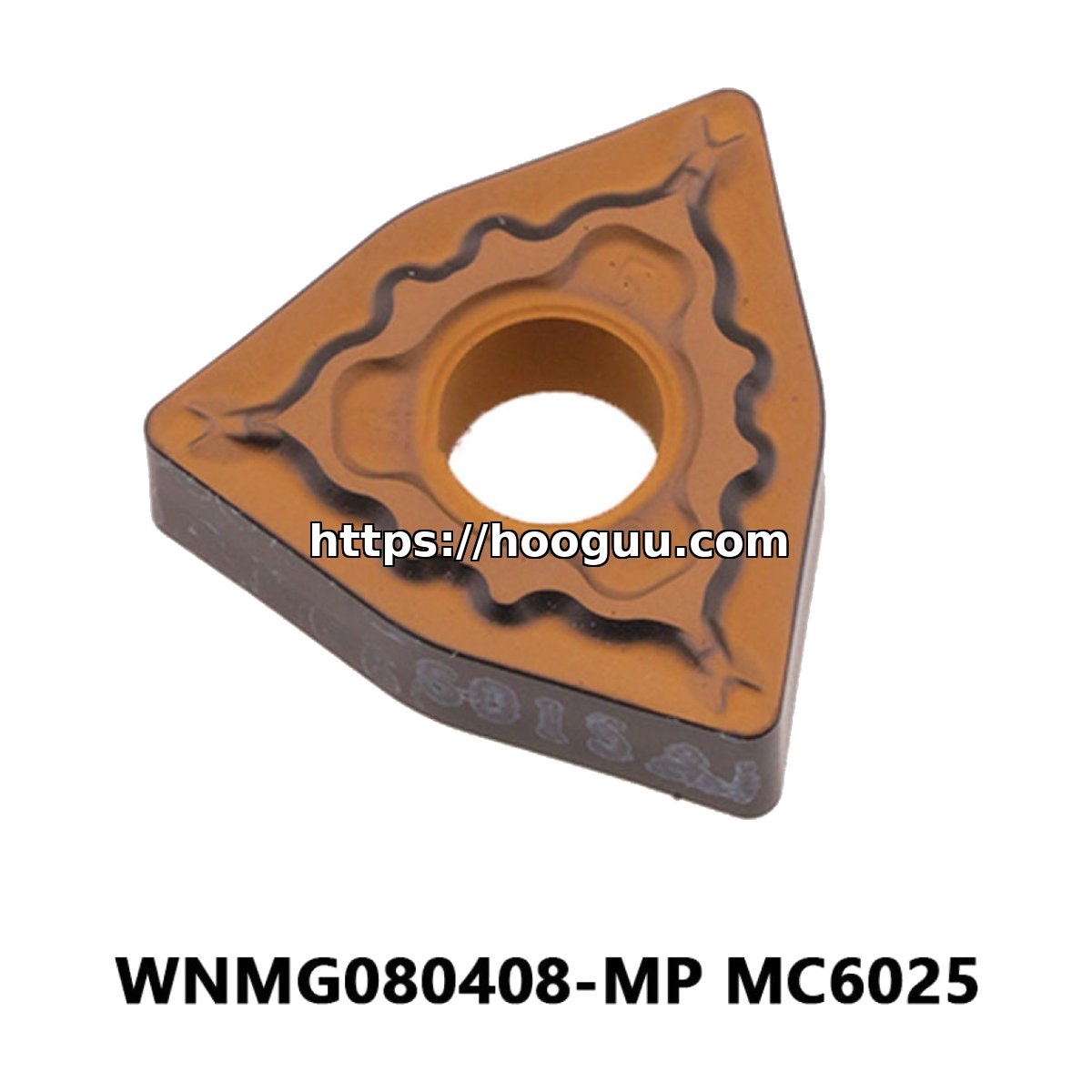 Original Mitsubishi WNMG080408-MP MC6025 Carbide Turning Insert - Trigon 80° | Steel (10 PCS)