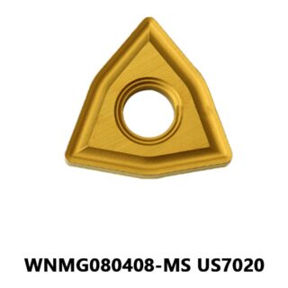 Original Mitsubishi WNMG080408-MS US7020 Carbide Turning Insert - Trigon 80° (10 PCS)