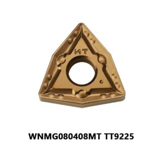 Original TaeguTec WNMG080408-MT TT9225 Carbide Turning Insert - Trigon 80° | Steel (10 PCS)