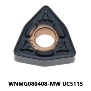 Original Mitsubishi WNMG080408-MW UC5115 Carbide Turning Insert - Trigon 80° | Steel (10 PCS)