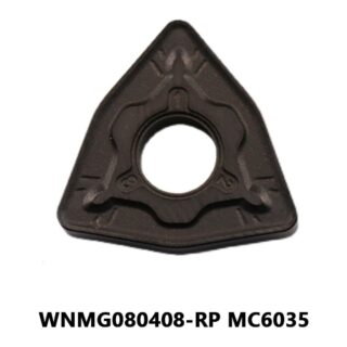 Original Mitsubishi WNMG080408-RP MC6035 Carbide Turning Insert - Trigon 80° (10 PCS)