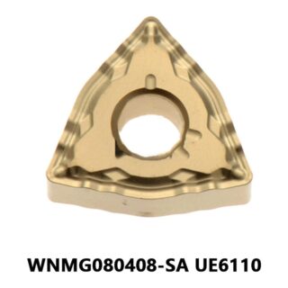 Original Mitsubishi WNMG080408-SA UE6110 Carbide Turning Insert - Trigon 80° (10 PCS)