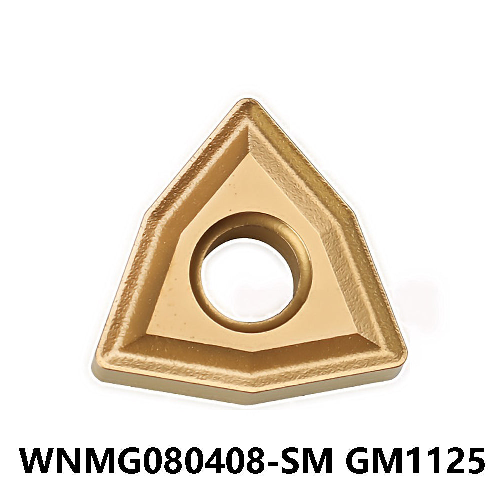 ZCC WNMG080408-SM GM1125 Carbide Turning Insert - Trigon 80° (10 PCS)
