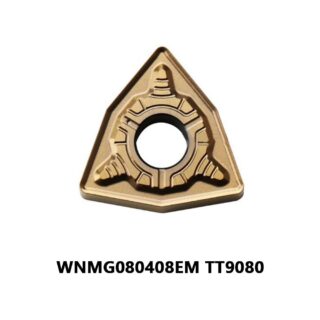 Original TaeguTec WNMG080408EM TT9080 Carbide Insert - Trigon 80° | Stainless Steel & More (10 PCS)
