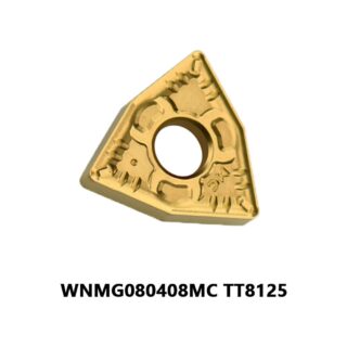 Original TaeguTec WNMG080408MC TT8125 Carbide Insert - Trigon 80° | Steel (10 PCS)