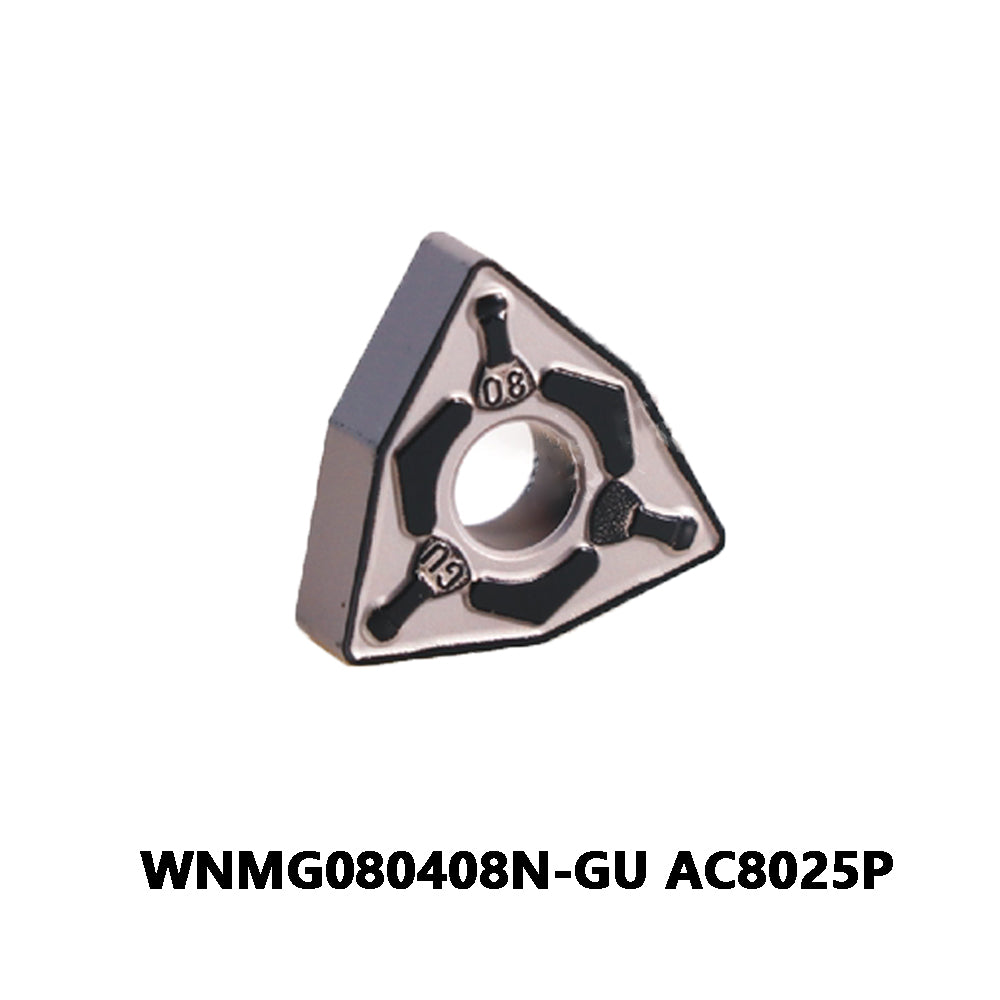 Sumitomo WNMG080408N-GU AC8025P Carbide Turning Insert - Trigon 80° | Steel, Stainless Steel (10 PCS)