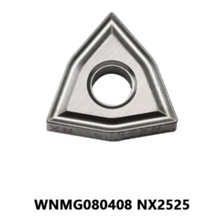 Original Mitsubishi WNMG080408 NX2525 Carbide Turning Insert - Trigon 80° | Steel, Stainless Steel (10 PCS)