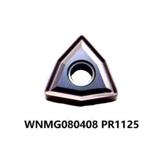 Original Kyocera WNMG080408 PR1125 Carbide Turning Insert - Trigon 80° (10 PCS)