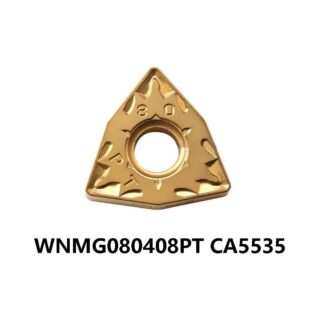 Original Kyocera WNMG080408PT CA5535 Carbide Turning Insert - Trigon 80° | Steel (10 PCS)