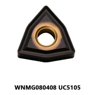 Original Mitsubishi WNMG080408 UC5105 Carbide Turning Insert - Trigon 80° | Steel (10 PCS)