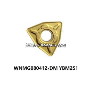 Original ZCC-CT WNMG080412-DM YBM251 Carbide Turning Insert - Trigon 80° | Steel, Stainless Steel (10 PCS)