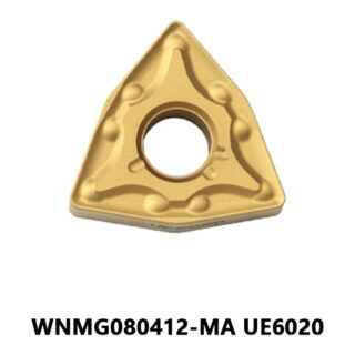 Original Mitsubishi WNMG080412-MA UE6020 Carbide Turning Insert - Trigon 80° | Steel, Stainless Steel (10 PCS)