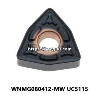 Original Mitsubishi WNMG080412-MW UC5115 Carbide Turning Insert - Trigon 80° | Steel & More (10 PCS)