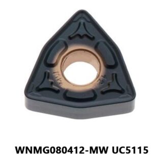 Original Mitsubishi WNMG080412-MW UC5115 Carbide Turning Insert - Trigon 80° | Steel (10 PCS)