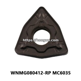 Original Mitsubishi WNMG080412-RP MC6035 Carbide Turning Insert - Trigon 80° | Steel, Stainless Steel (10 PCS)