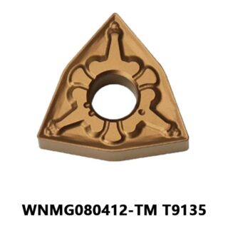 Original Tungaloy WNMG080412-TM T9135 Carbide Turning Insert - Trigon 80° | Steel (10 PCS)