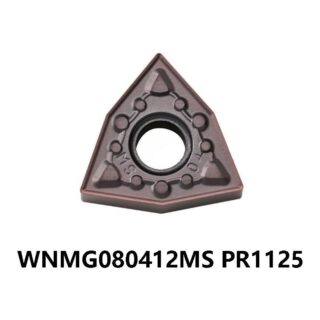 Original Kyocera WNMG080412MS PR1125 Carbide Turning Insert - Trigon 80° (10 PCS)