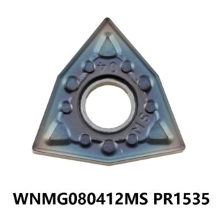 Original Kyocera WNMG080412MS PR1535 Carbide Turning Insert - Trigon 80° (10 PCS)