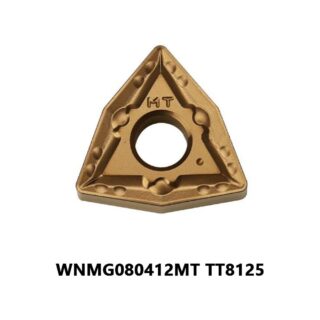Original TaeguTec WNMG080412MT TT8125 Carbide Insert - Trigon 80° | Steel (10 PCS)