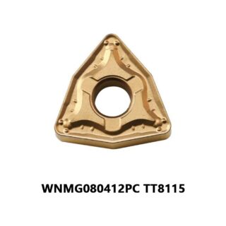 Original TaeguTec WNMG080412PC TT8115 Carbide Insert - Trigon 80° (10 PCS)