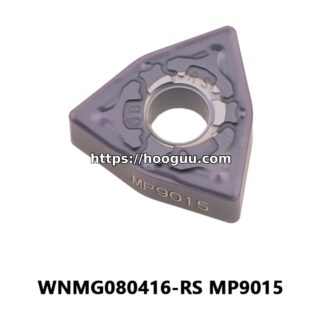 Original Mitsubishi WNMG080416-RS MP9015 Carbide Turning Insert - Trigon 80° | Titanium, Heat-resistant (10 PCS)