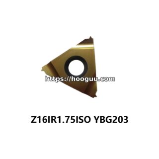 Original ZCC-CT Z16IR1.75ISO YBG203 Carbide Insert | Steel (10 PCS)