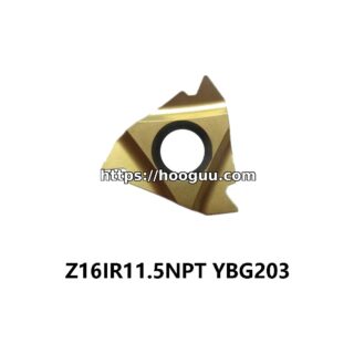 Original ZCC-CT Z16IR11.5NPT YBG203 Carbide Insert | Steel, Stainless Steel (10 PCS)