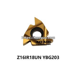 Original ZCC-CT Z16IR18UN YBG203 Carbide Insert | Steel, Stainless Steel (10 PCS)