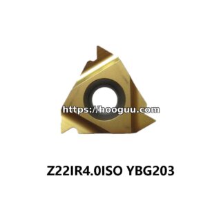 Original ZCC-CT Z22IR4.0ISO YBG203 Carbide Insert | Steel, Stainless Steel (10 PCS)