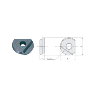 Original DIJET 11119-Z162 H10 Carbide Milling Insert | Non-Ferrous, Composites (10 PCS) DH102 11119-Z162 DH102
