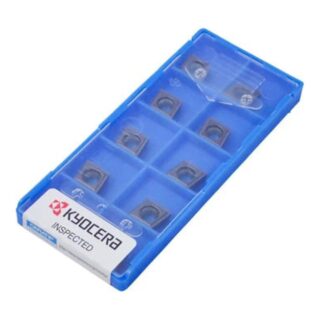 Original Kyocera CCGT09T302-MF PR1225 Carbide Turning Insert - Diamond 80° | Heat-Resistant Alloys (10 PCS)