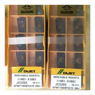 Original DIJET APMT1604PDER JC5203 Carbide Milling Insert - Parallelogram 85° (10 PCS)