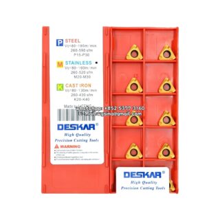 Original Deskar 3PKT100408R-M LF6028 Carbide Insert | Steel & More (10 PCS)