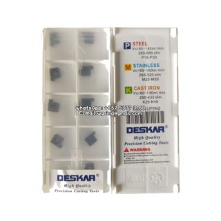 Original Deskar 7GR100 Carbide Insert | Cast Iron & More (10 PCS) LDA 7GR100 LDA