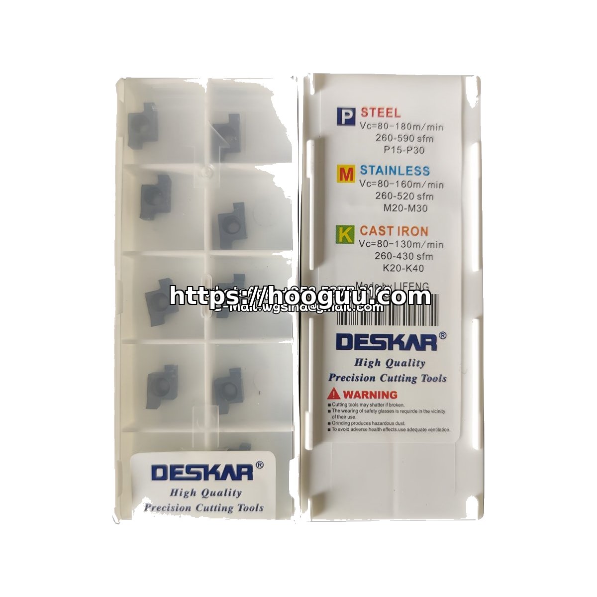 Original Deskar 8GR300 Carbide Insert (10 PCS) LDA 8GR300 LDA - Image 2