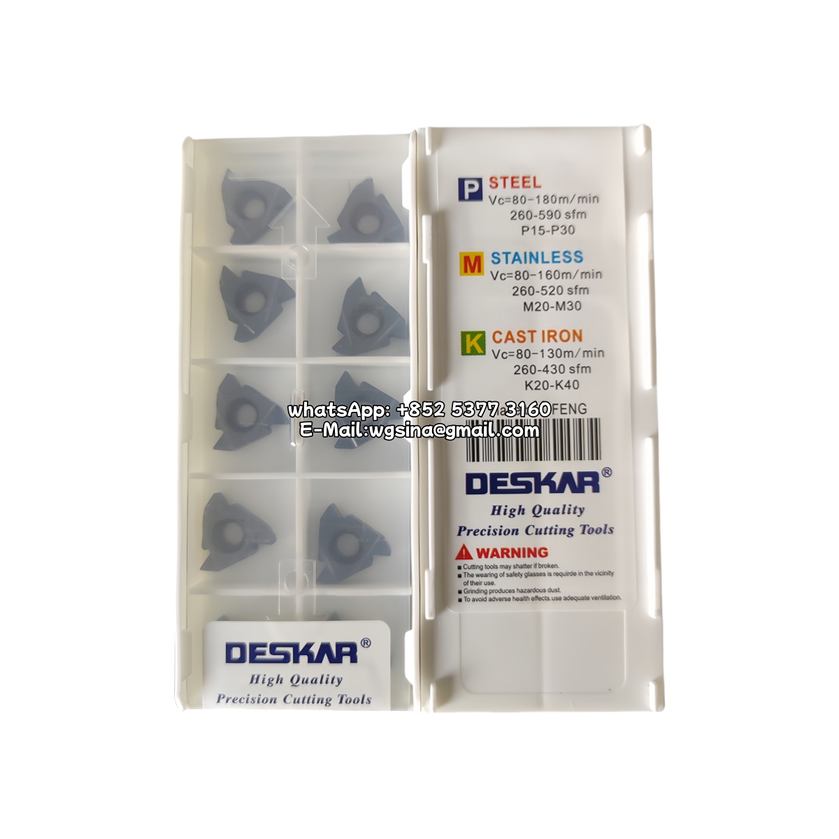 08IR 1.0 ISO LDA Deskar 100% Original Cutting Tools 10 pcs