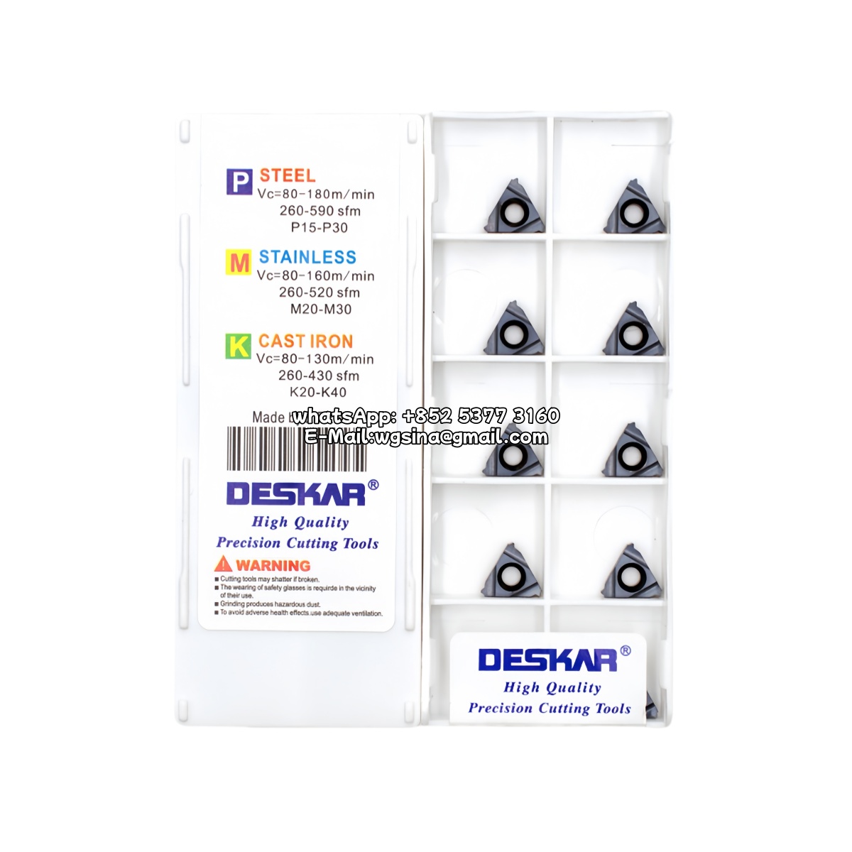 11ER 1.0 ISO LDA Deskar 100% Original Cutting Tools 10 pcs
