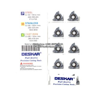 Original Deskar 16ERAG60 Carbide Insert | Steel & More (10 PCS) LDA 16ERAG60 LDA