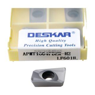 Original Deskar APMT1604PDER-H2 LF6018 Carbide Insert - Parallelogram 85° | Steel & More (10 PCS)