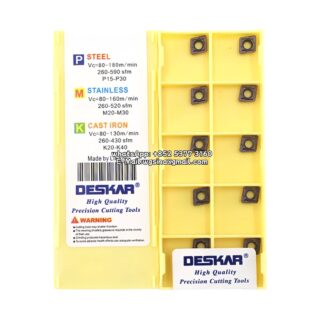 Original Deskar CCMT060204 LF6018 Carbide Insert - Diamond 80° (10 PCS)