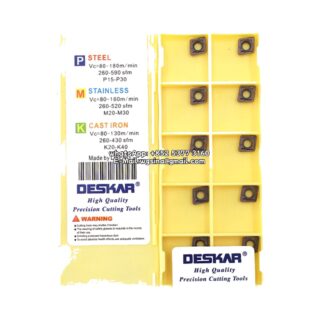 Original Deskar CCMT060208 LF6018 Carbide Insert - Diamond 80° | Steel & More (10 PCS)