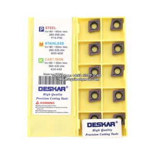 Original Deskar CCMT09T308 LF6018 Carbide Insert - Diamond 80° (10 PCS)