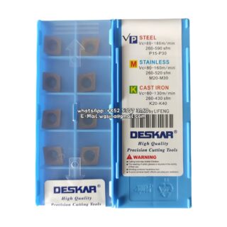 Original Deskar CCMT09T308 LF9018 Carbide Insert - Diamond 80° (10 PCS)