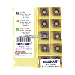 Original Deskar CCMT120404 LF6018 Carbide Insert - Diamond 80° | Steel & More (10 PCS)