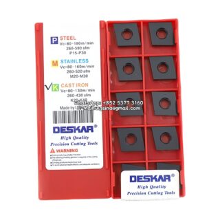 Original Deskar CNMA120412 LF3018 Carbide Insert - Diamond 80° (10 PCS)