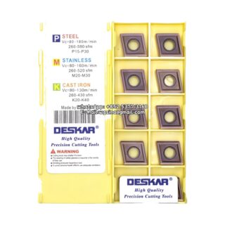 Original Deskar CNMG120404-MS LF6018 Carbide Insert - Diamond 80° | Steel & More (10 PCS)