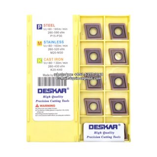 Original Deskar CNMG120404-MS LF6018 Carbide Insert - Diamond 80° (10 PCS)