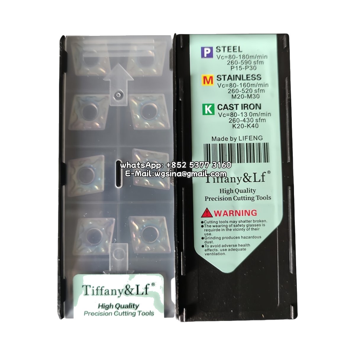 Original Deskar CNMG120408-MA TF618 Carbide Insert - Diamond 80° | Steel & More (10 PCS)