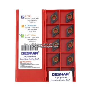 Original Deskar DCMT11T308 LF3018 Carbide Insert - Diamond 55° | Steel & More (10 PCS)