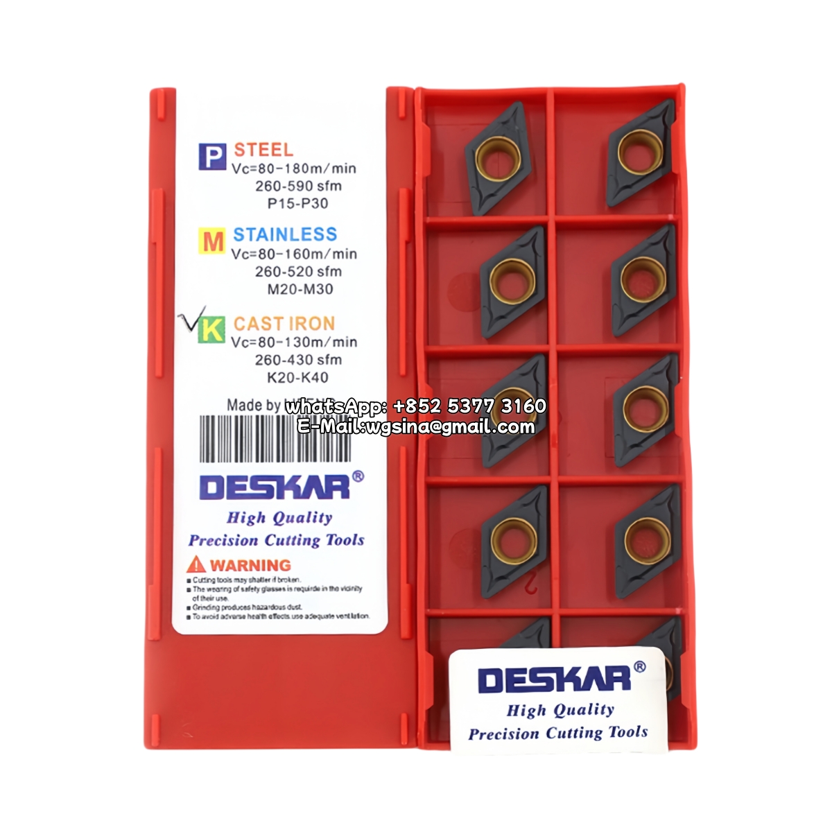 DCMT11T308 LF3018 Deskar 100% Original Cutting Tools 10 pcs